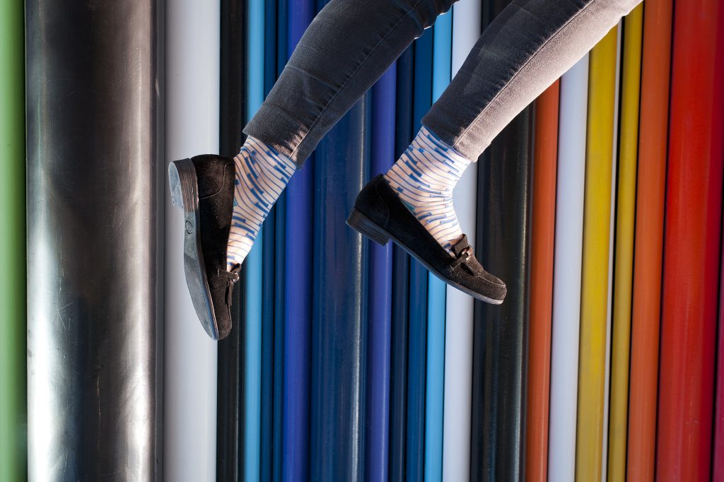 chaussettes, Atelier ST Eustache, Paris, mode, shooting, chaussures, couleur, pieds