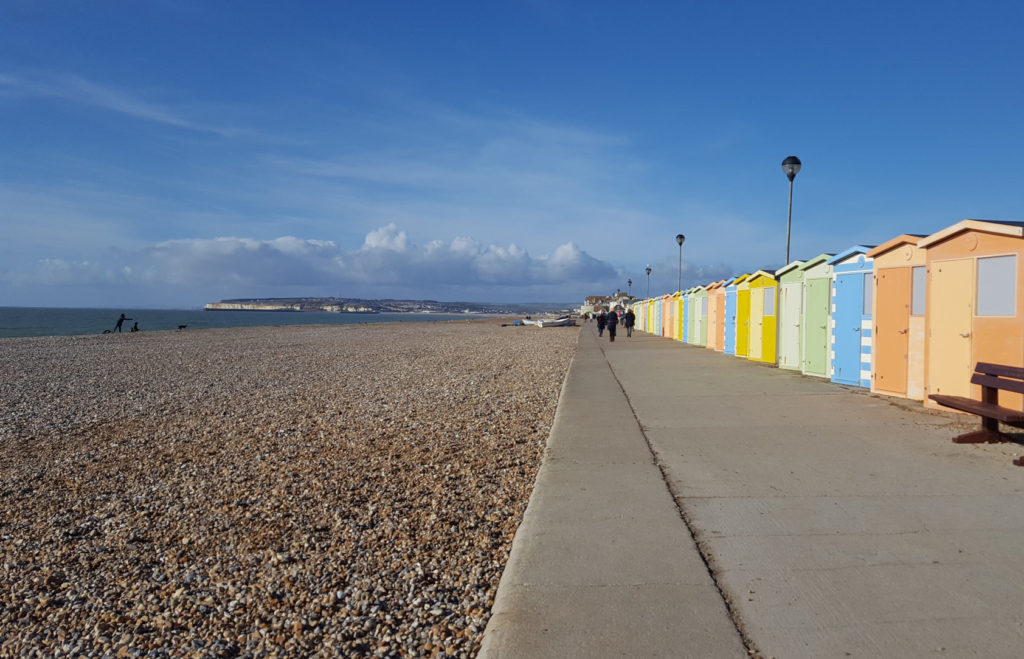 Une française à Brighton, bilan des 2 mois: falaise Seaford bord de mer