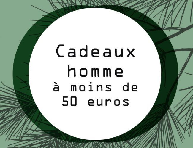 sélection cadeaux pour homme à moins e 50 euros par Tea and Poppies