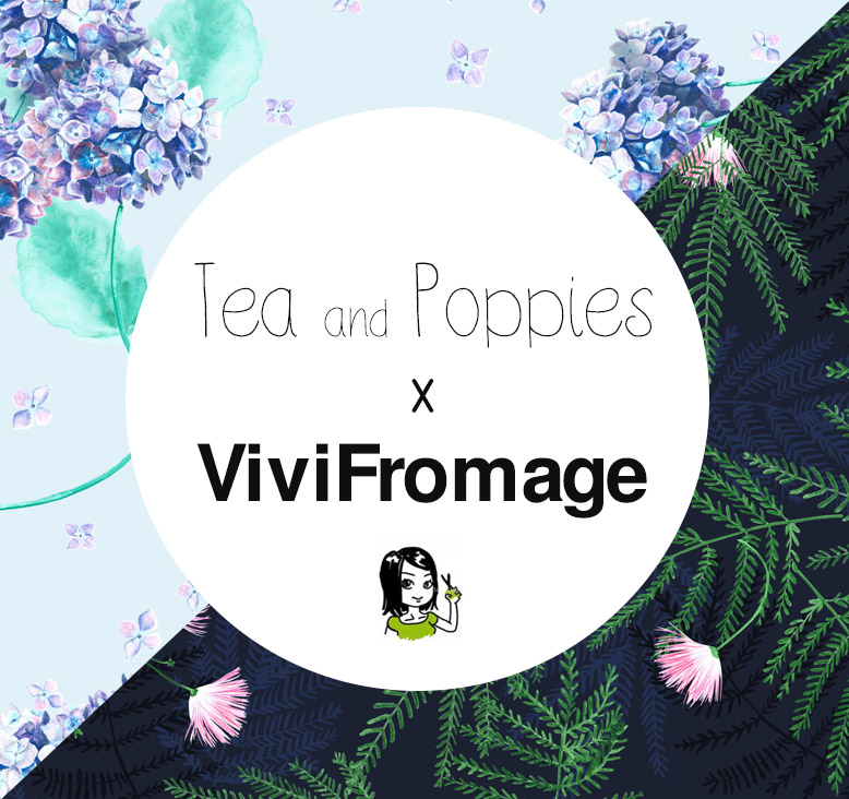 Collaboration Tea and Poppies et Vivifromage - Collection capsule