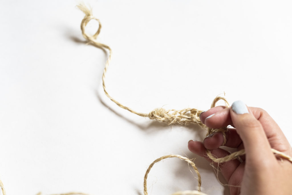 photo, tricoter avec les doigts, DIY