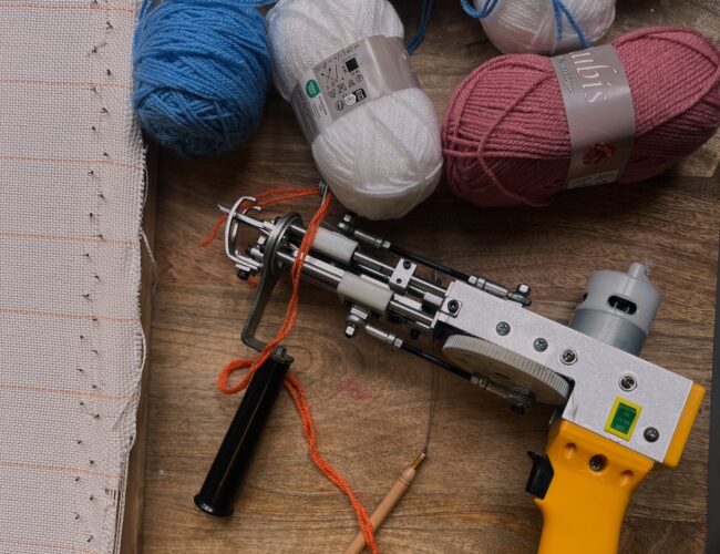 Atelier tufting, Punch Lab, tufting gun, tufting Paris