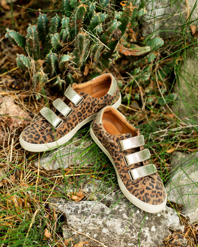 Jules & Jenn, basket éco-responsable, basket femme, basket leopard, baskets